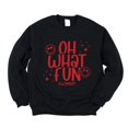thumbnail image 1 of S.W.Smiley Oh What Fun Sparkle -  Womens Sweatshirt, 1 of 8