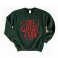 thumbnail image 1 of S.W.Smiley Oh What Fun Sparkle -  Womens Sweatshirt, 1 of 8