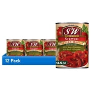 (12 pack) S&W Premium Stewed Italian Recipe Tomatoes, 14.5 OZ