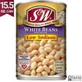 thumbnail image 1 of S & W White Beans Low Sodium (Pack of 4), 1 of 1