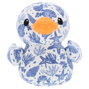 Small Ocean Duck Plush, Blue and White, Summer by Way To Celebrate