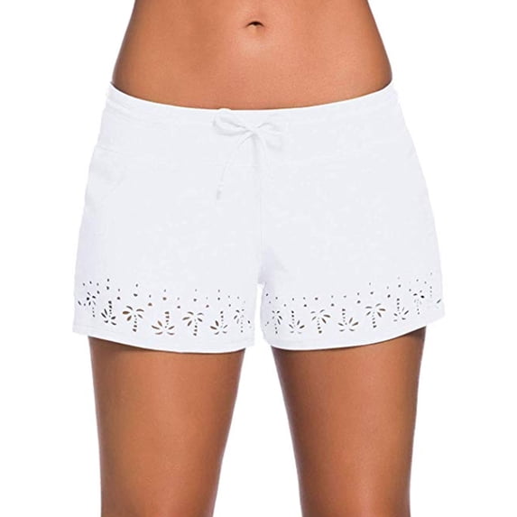 S-XXL Women High Waisted Swimsuit Bottoms Swim Shorts Bikini Tankini Bottoms Ladies Girls Beach Shorts Swim Briefs Swimming Pants Swimwear Beachwear Bathing Suit Swimming Costumes Plus Size