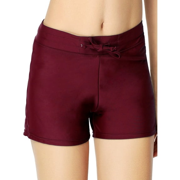 S-XXL Women High Waisted Swimsuit Bottoms Swim Shorts Bikini Tankini Bottoms Ladies Girls Beach Shorts Swim Briefs Swimming Pants Swimwear Beachwear Bathing Suit Swimming Costumes Plus Size