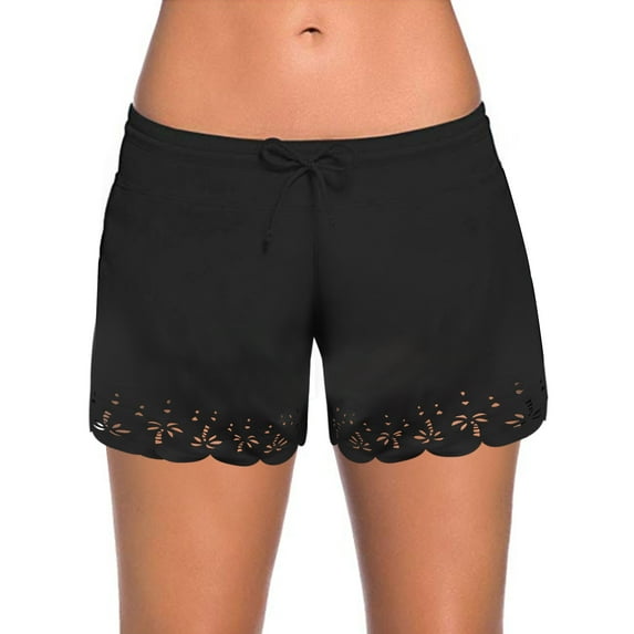 S-XXL Women High Waisted Swimsuit Bottoms Swim Shorts Bikini Tankini Bottoms Ladies Girls Beach Shorts Swim Briefs Swimming Pants Swimwear Beachwear Bathing Suit Swimming Costumes Plus Size