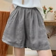thumbnail image 1 of S-XXL Women's Shorts Pants Summer Loose Fit Pants Casual Shorts With Pockets Wide Leg Outwear Shorts For Women Yoga Pants Gym Training Daily Wear Vacation, 1 of 3