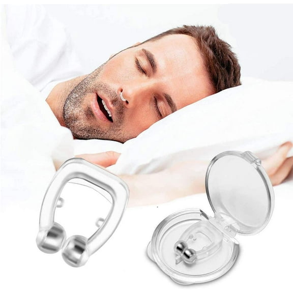 S&Y 2 Pcs Stop Snoring Aid Snoring Solution Nose Silicone Device  Comfortable Anti-Snoring Devices for Women Men Sleeping Aid