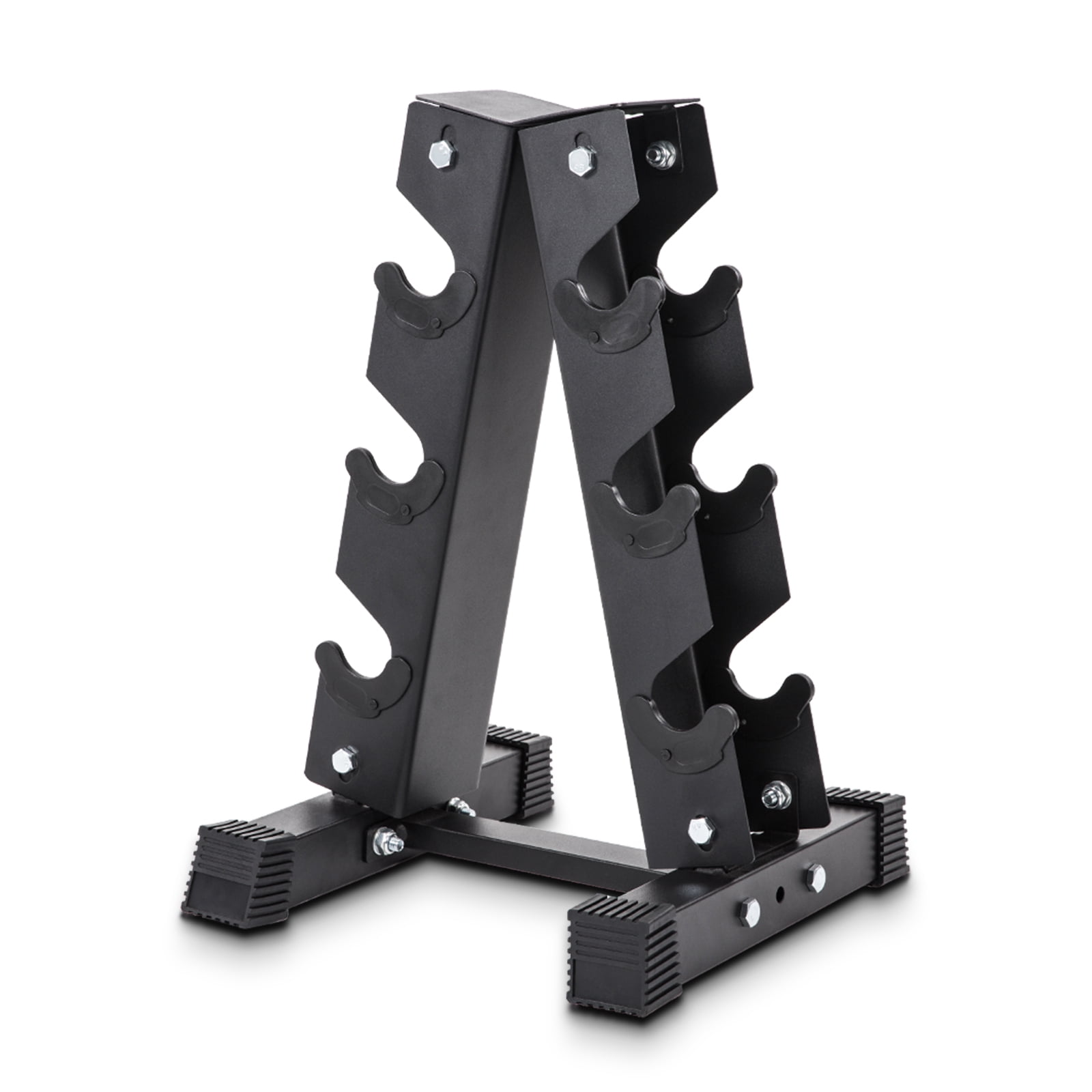 S.Y. Home & Outdoor A-Frame Dumbbell Rack Stand Only, 3 Tier Steel ...