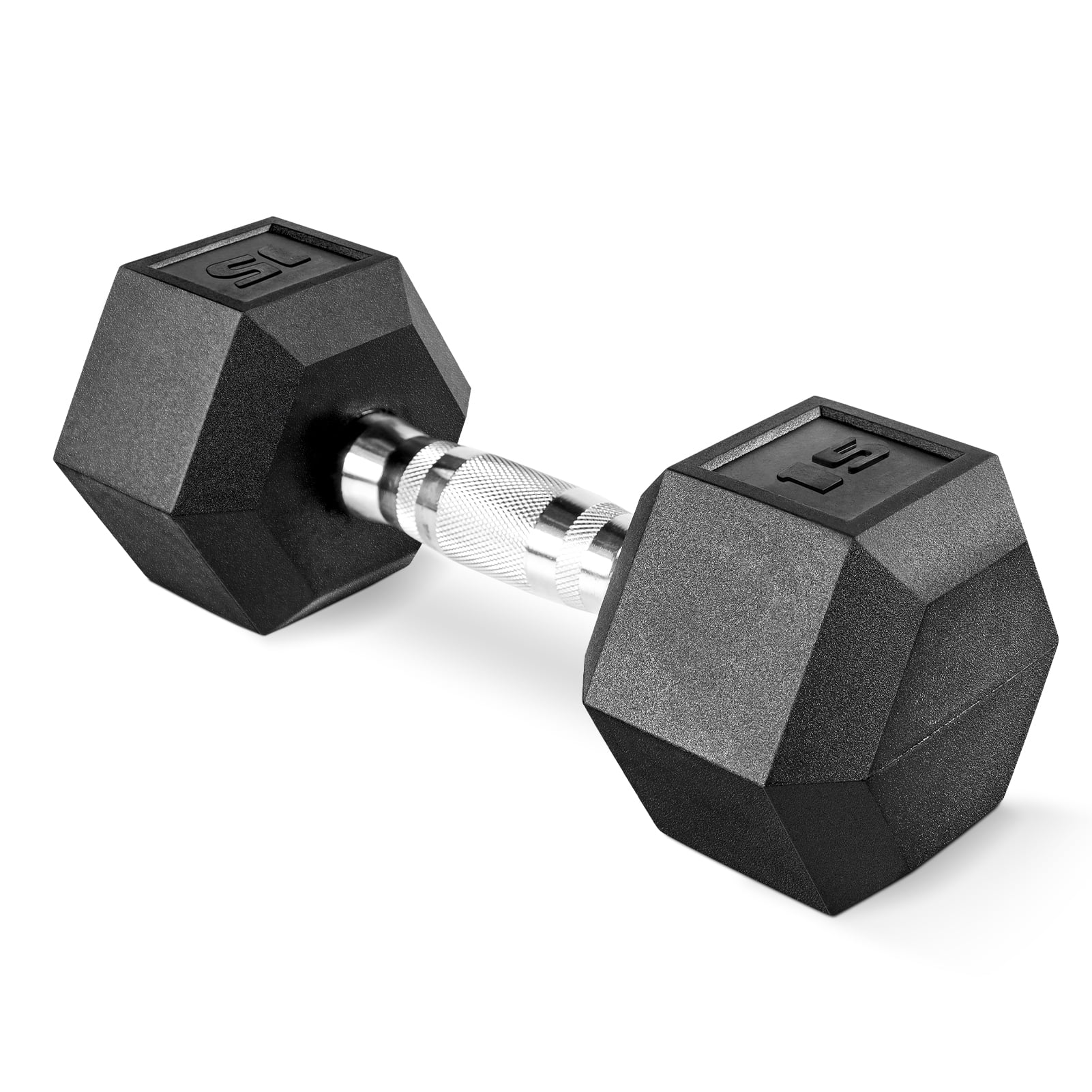 S.Y. Home & Outdoor Dumbbells Weight Rubber Encased Hex Dumbbell for