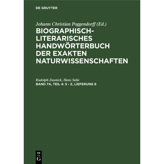 S - Z, Lieferung 6, (Hardcover)