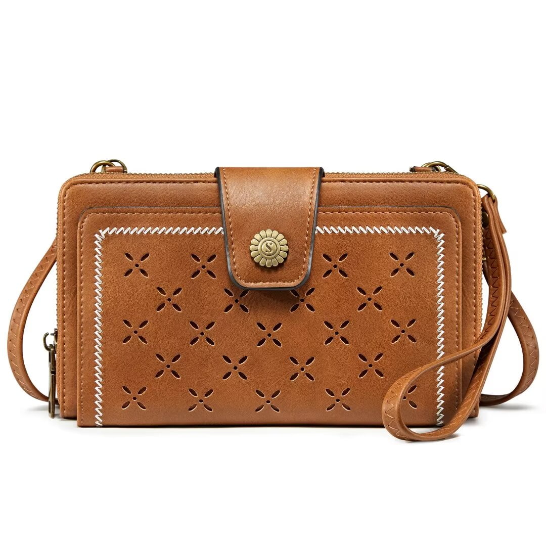 SZONE Crossbody Cell Phone Purse Wristlet Wallets for Women RFID