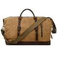 thumbnail image 1 of S-ZONE Duffle Bag for Travel Canvas Duffel Bag Carry on Weekender Bag for Men, 1 of 6