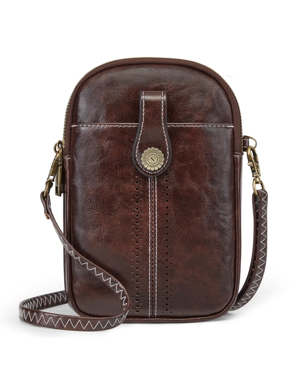 Small Crossbody Bags for Women Trendy RFID Blocking Cell Phone Purse Vegan Leather Shoulder Bag with Card Slots