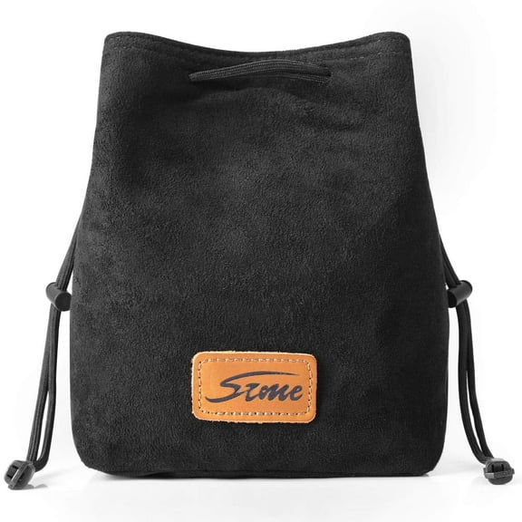 S-ZONE Soft Camera Bag DSLR Insert Handbag Drawstring Lens Case