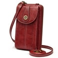 thumbnail image 1 of S-ZONE Women RFID Blocking Crossbody Cell Phone Purse Small Faux Leather Wallet Purse, 1 of 5