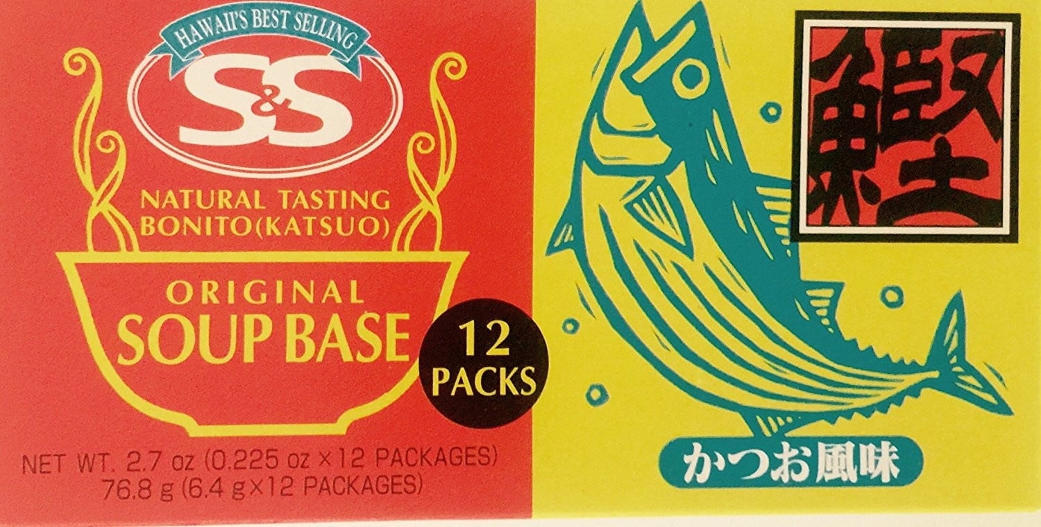 S & S Original Bonito Katsuo Instant Soup Base 2 - 12 Packs Made