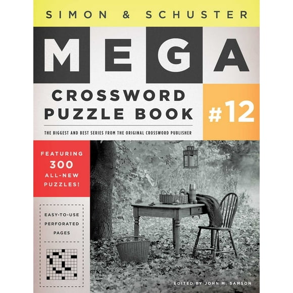 S&amp;s Mega Crossword Puzzles Simon &amp; Schuster Mega Crossword Puzzle Book #12, Book 12, (Paperback)