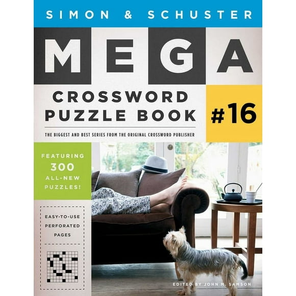 S&amp;s Mega Crossword Puzzles Simon &amp; Schuster Mega Crossword Puzzle Book #16, Book 16, (Paperback)