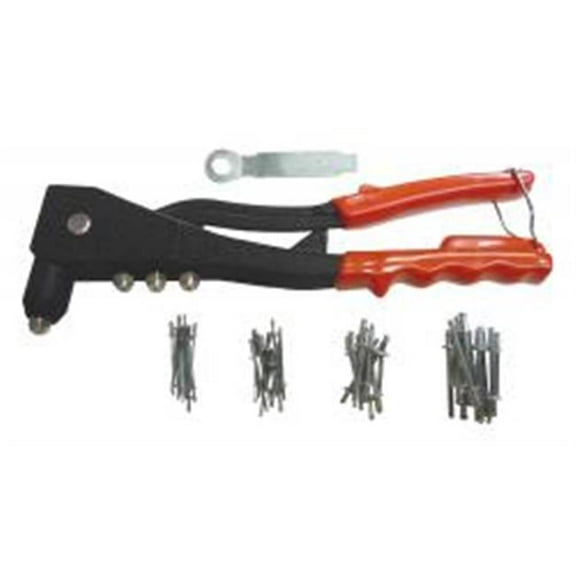 S and G Tool Aid Heavy Duty Hand Riveter Kit With 40 Rivets