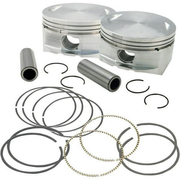 S and S Cycle Forged Piston Kit 89ci. Stroker Kit - Flat Top - Standard Bore 3 1/2 106-5793
