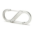 thumbnail image 1 of Klean Kanteen Steel S-Biner 3 - Stainless Steel Carabiner Clip - Dual Carabiner - Stainless Steel - Water Bottle Carrier - Not for Climbing - Number 3 Type, 1 of 8