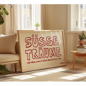 Süße Träume Good Night Unframed Paper Print