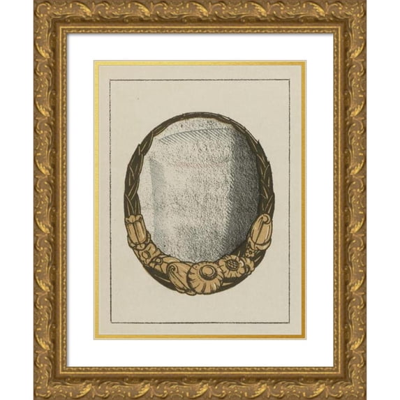 Süe et Mare 19x24 Gold Ornate Framed and Double Matted Museum Art Print Titled - Furnishings and Interiors (1920)