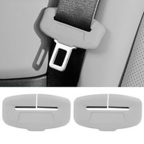 Car Seat Belt Buckle Protector Cover, Soft Silicone Anti-Collision Design, Universal Fit for All Cars - 2-Pack