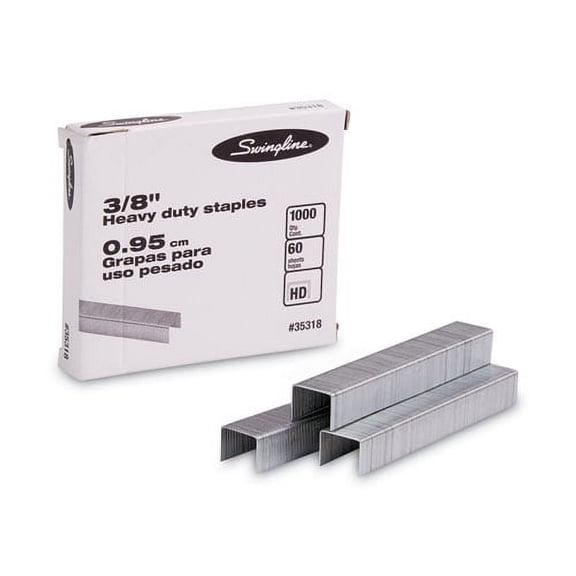 "S.f. 13 Heavy-Duty Staples, 0.38"" Leg, 0.5"" Crown, Steel, 1,000/box | Bundle of 10 Boxes"