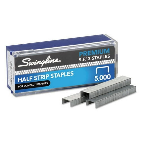 "S.f. 3 Premium Staples, 0.25"" Leg, 0.5"" Crown, Steel, 5,000/box | Bundle of 10 Boxes"