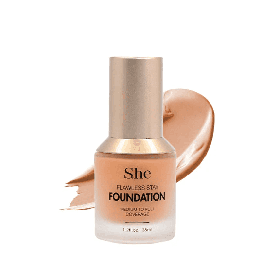 S.he Makeup Flawless Stay Foundation (05 - Golden Medium)