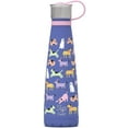 thumbnail image 1 of S'ip by S'well 15 oz Blue and Pink Vacuum Insulated Stainless Stainless Steel Water Bottle with Screw Cap, 1 of 6