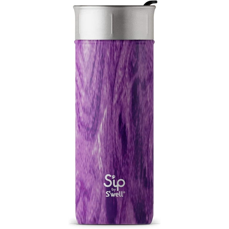 S'well Stainless Steel Travel Mug with Handle - 12oz - Pink Topaz -  Triple-Layered Vacuum-Insulated …See more S'well Stainless Steel Travel Mug  with