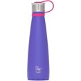 thumbnail image 1 of S'ip by S'well Vacuum Insulated Stainless Steel Water Bottle, Purple Dusk, 15 oz, 1 of 8