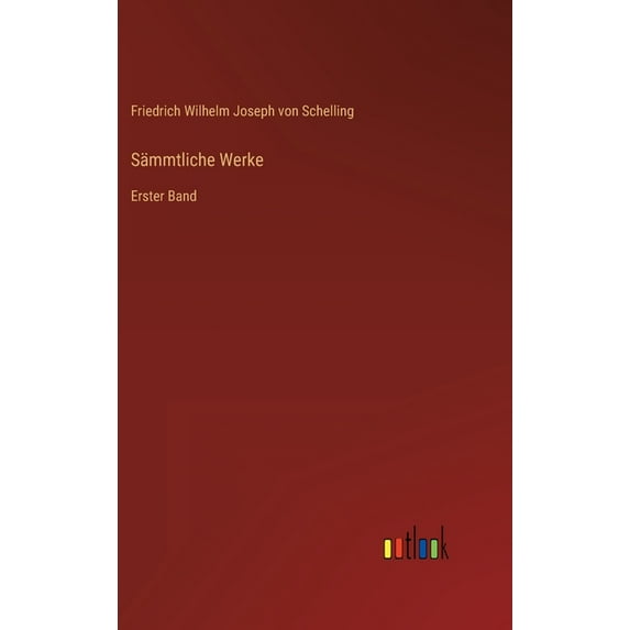 Sämmtliche Werke: Erster Band (Hardcover)