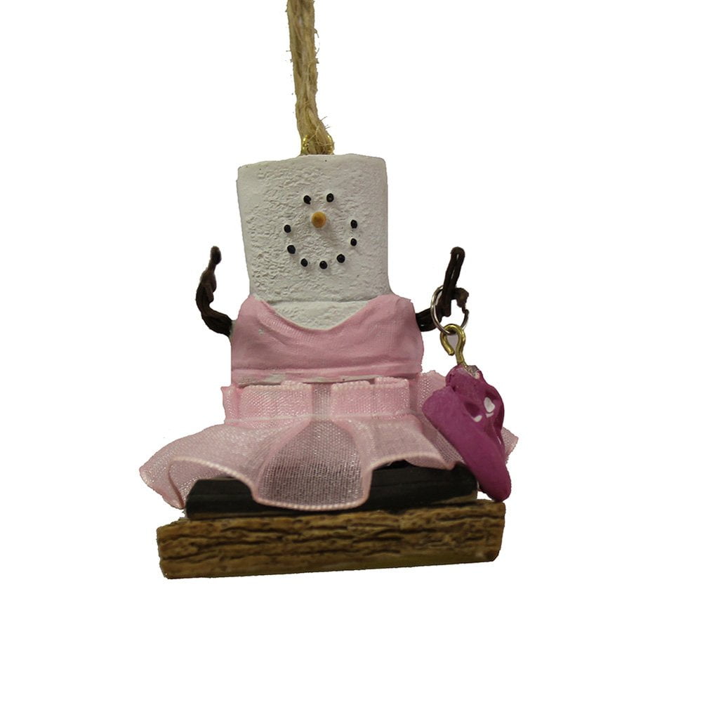 S'mores Ballerina with Shoes Resin Christmas Ornament by Midwest-CBK