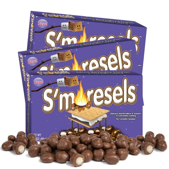 S'mores Cookie Dough Bites, Movie Night Candy, Pack of 3, 3.1 Ounces per Box