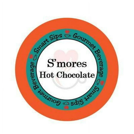 Smart Sips Coffee S'mores Hot Chocolate Single Serve Cups, 48 Count, Compatible With All Keurig K-cup Machines