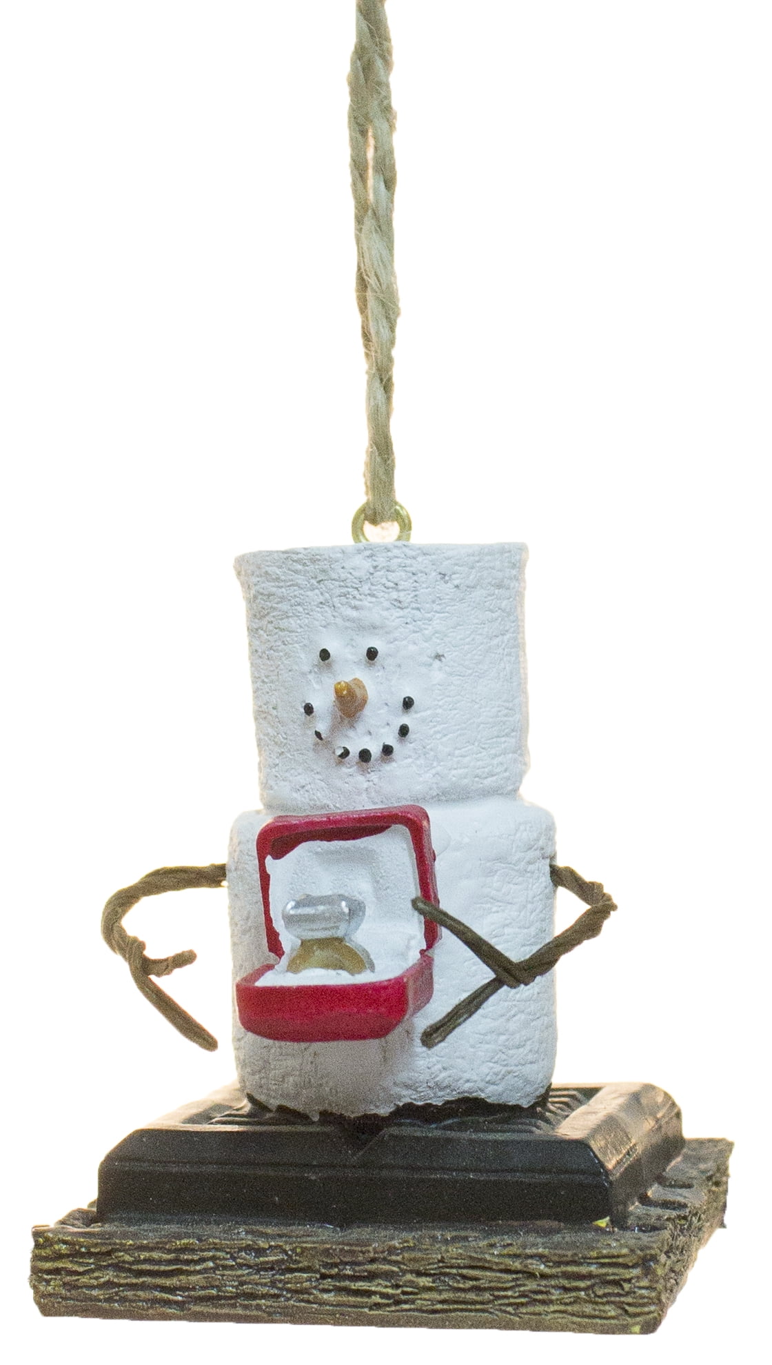 S’mores Man Engagement Ring Ornament – Cute Resin Decoration for ...