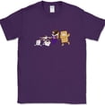 thumbnail image 1 of S'mores Wars T-Shirt Funny Food Camping RV Humor Graphic Tee - Purple, 2XL, 1 of 1