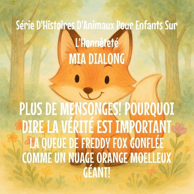 Série d'Histoires d'Animaux Pour Enfants Plus de mensonges! Pourquoi Dire la Vérité est important: La Queue De Freddy Fox Gonflée Comme un Nuage Orange Moelleux , Book 3, (Paperback)