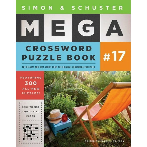 S&s Mega Crossword Puzzles Simon & Schuster Mega Crossword Puzzle Book #17, Volume 17, Book 17, (Paperback)
