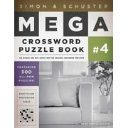 S&s Mega Crossword Puzzles Simon & Schuster Mega Crossword Puzzle Book #4, Book 4, Paperback
