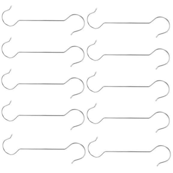 CIMAXIC 10Pcs Hanging Garden Hook Planter Hook in Silver for Hanging Plants