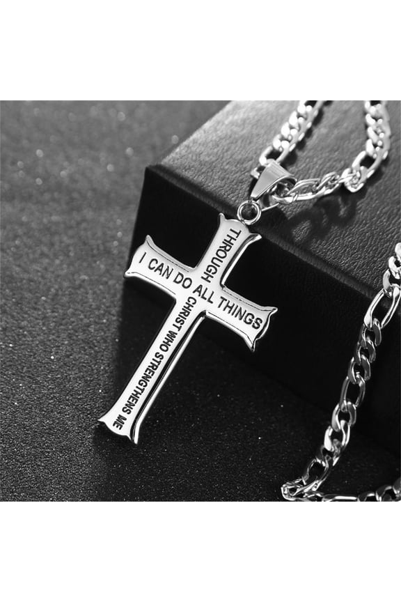 S-terling-Silver Necklace Personalized Hip Hop Necklace for Men – Custom Pendant Chain, All-Over Pattern Design, Trendsetter Original Jewelry