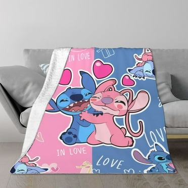 S-titch Blanket Ultra Soft Flannel Fleece Throw Blankets Bedding Anime Gifts for Kids Adults All Season