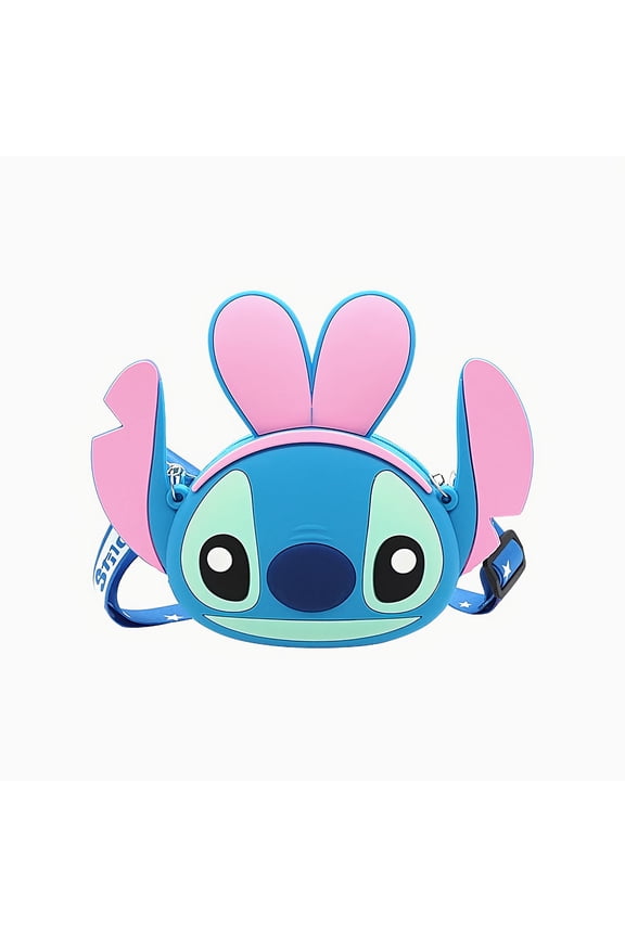 S-titch Coin Bag Cute Cartoon Portable Small Storage Bag Small Wallet Earphone Bag Pendant Girls Coin Purse Kids Gift