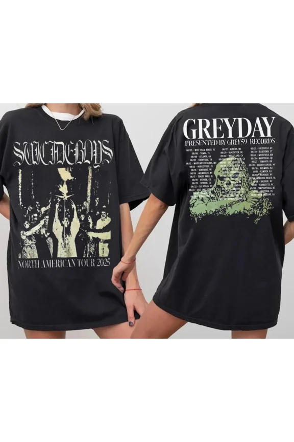 S.uicideboys Merch, Grey Day Tour Merch, Suicide Boys Tour 2025 T-Shirt