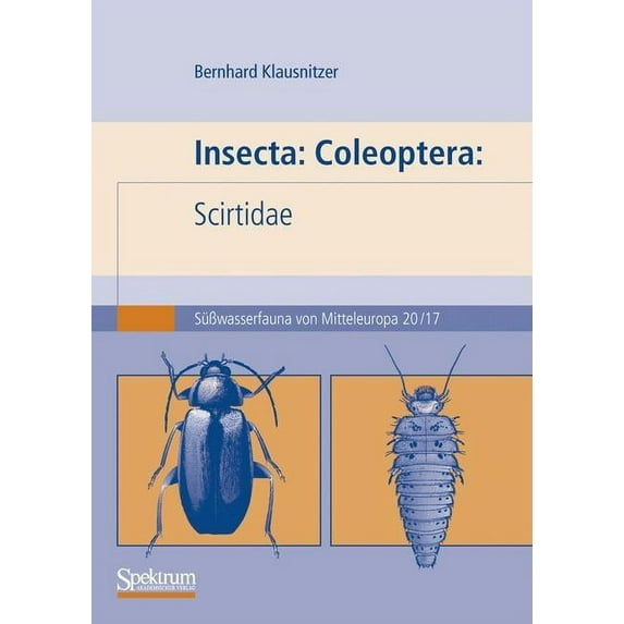 SüÃwasserfauna Von Mitteleuropa Insecta: Coleoptera: Scirtidae: SüÃwasserfauna Von Mitteleuropa. Bd. 20/17, (Paperback)