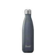 S'well 25 oz Gray and Silver Stainless Steel Water Bottle with Wide Mouth and Screw Cap