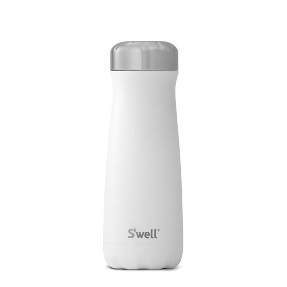 S'well Vacuum Insulated Stainless Steel Traveler Travel Mug, Moonstone, 20 oz